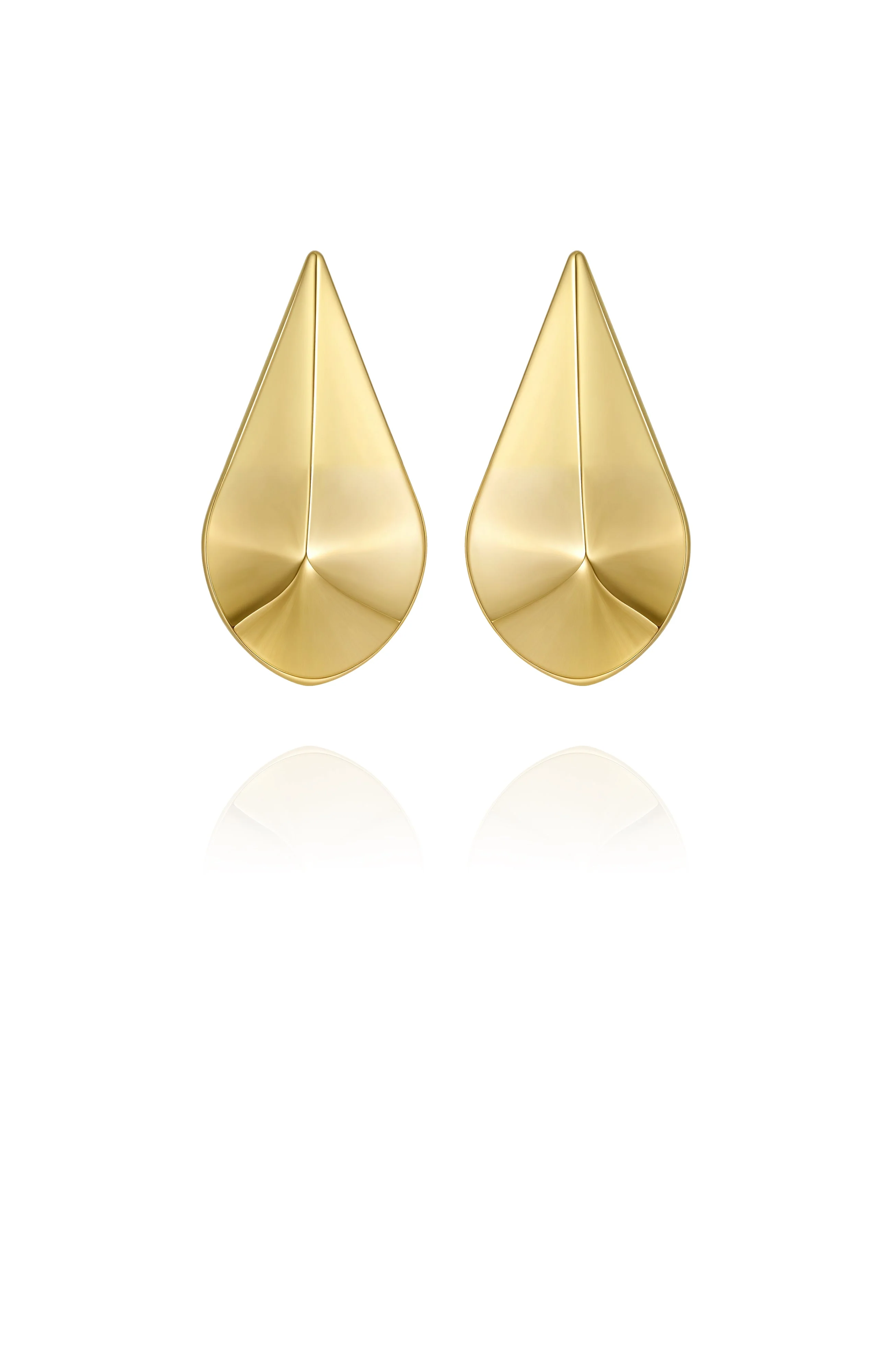 Chic Sculptural Dome Drop Earrings