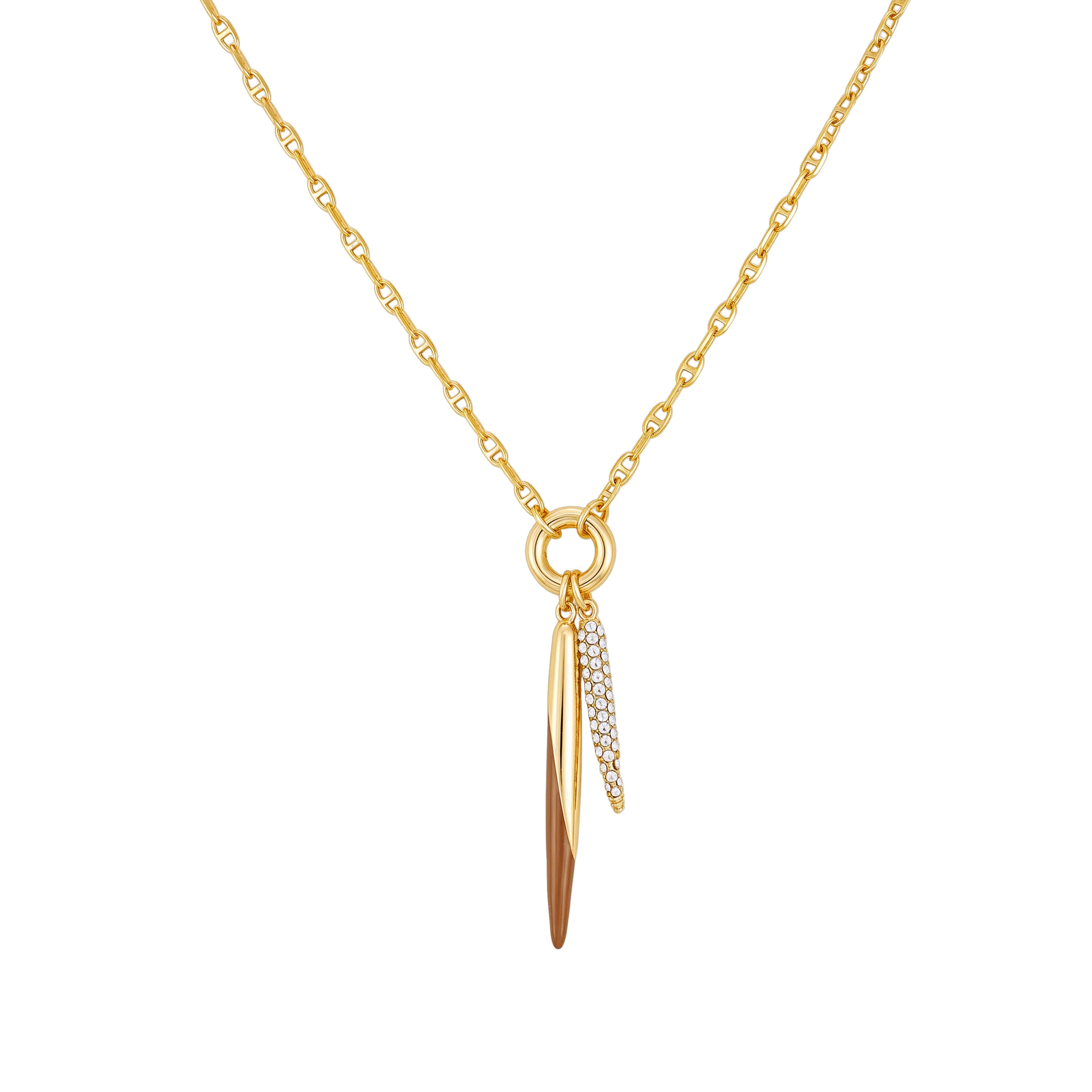Double Pendant Necklace