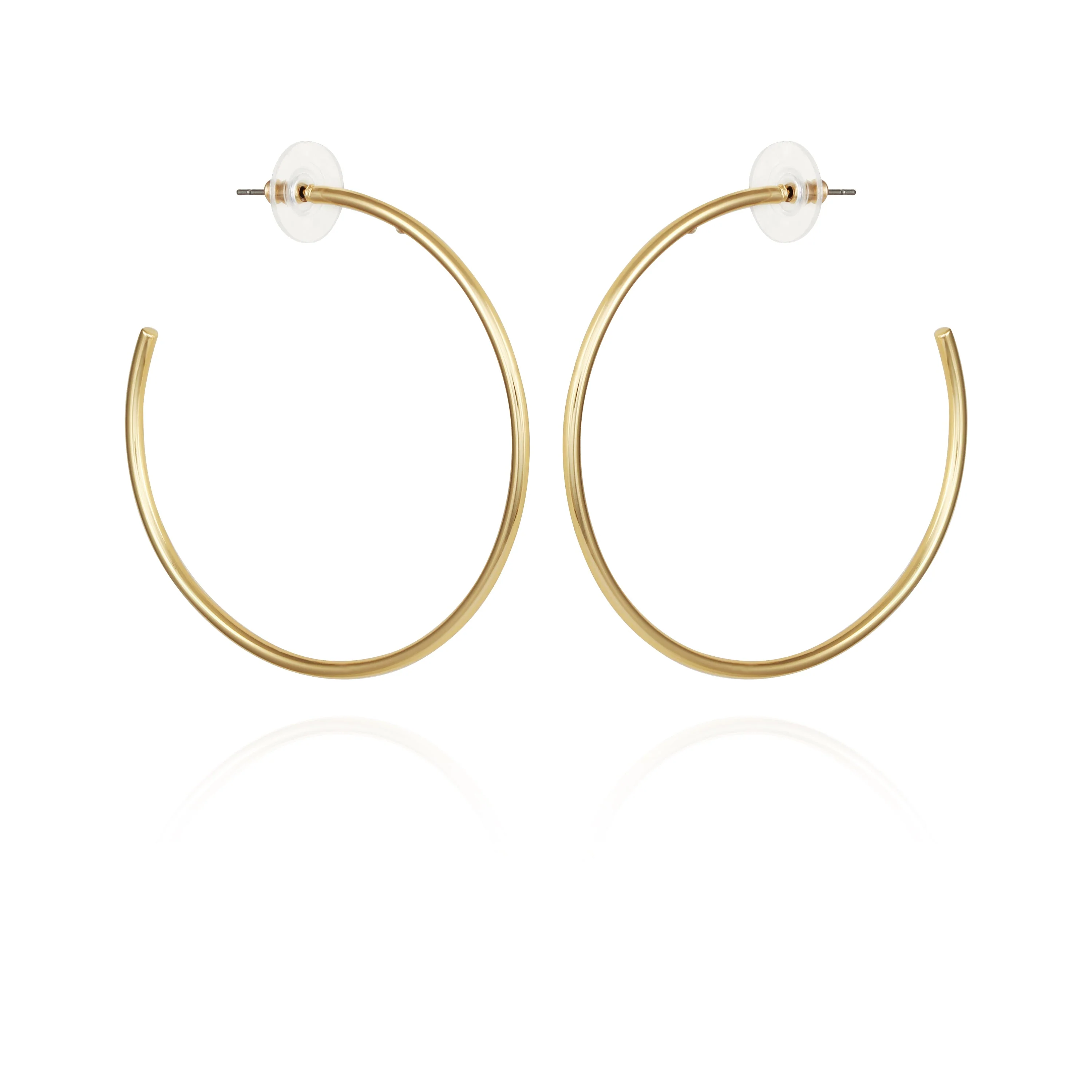 Extra Large Open Hoop Earrings