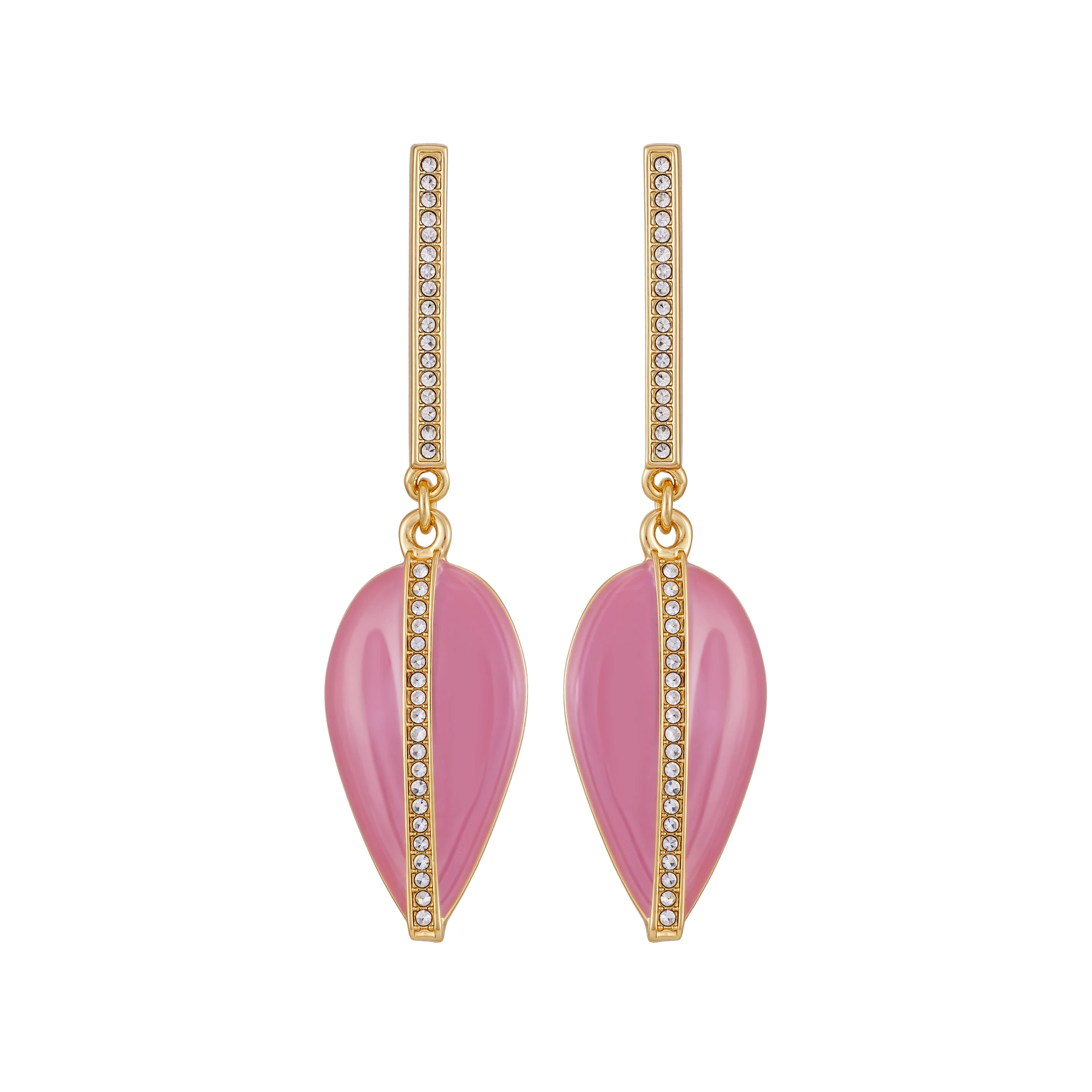 Gold Tone Drop Earrings
