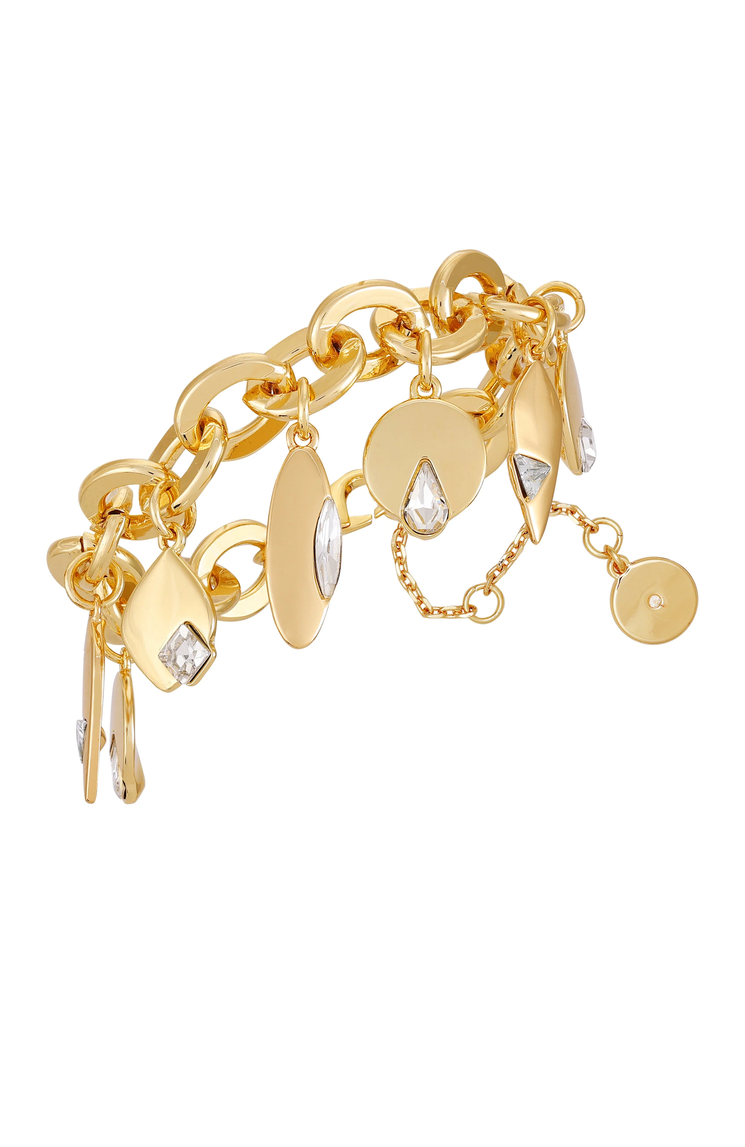 Goldtone Charm Bracelet - Image 2