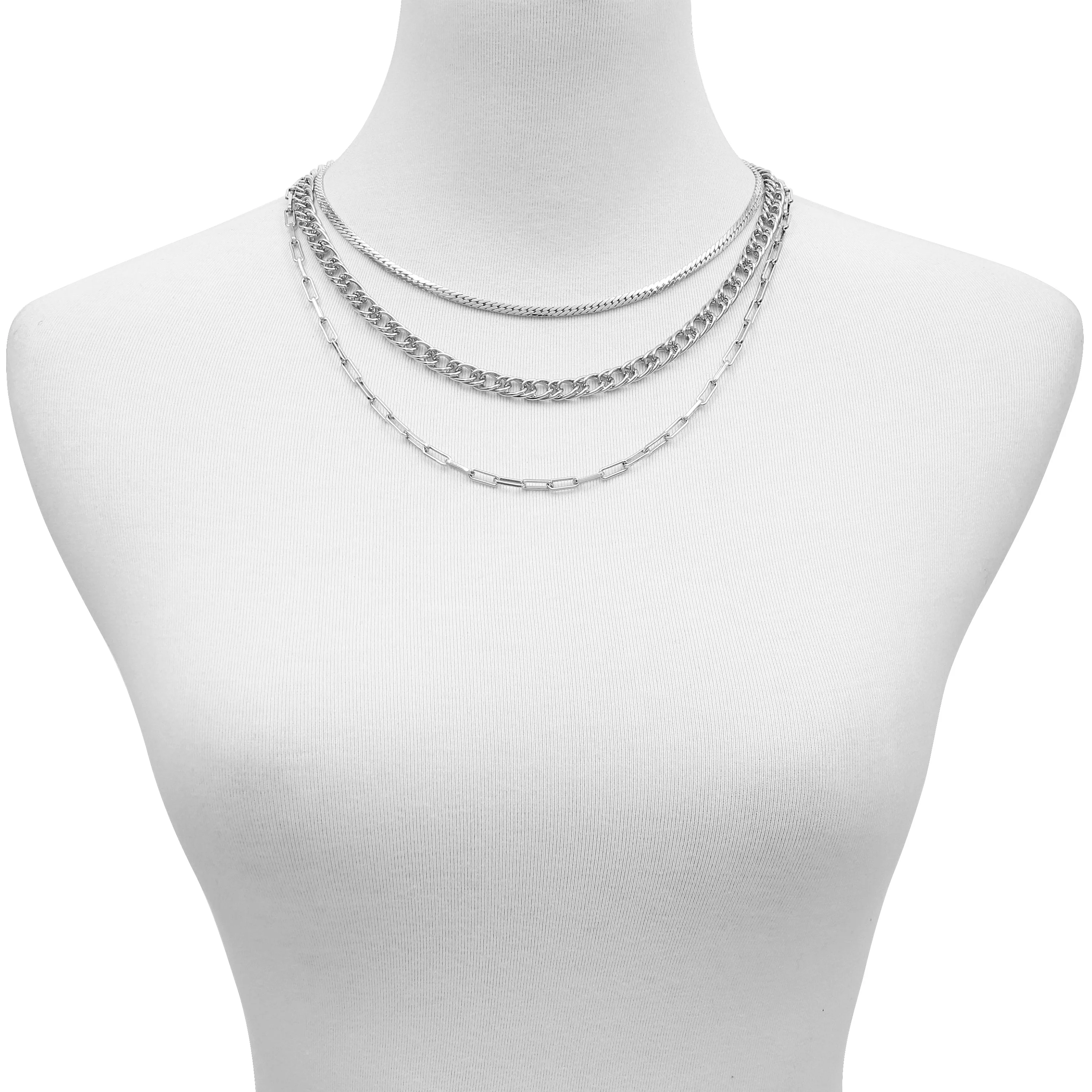 Multi Layered Chain Necklace - Image 2